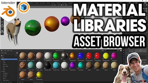 Blender Material Asset Library