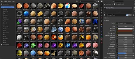 Blender Material Library