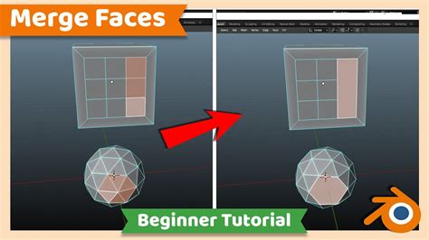 blender merge to faces