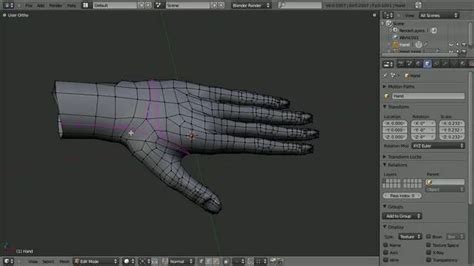 Blender Modeling Hands