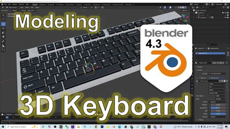 Blender Modeling Keyboard