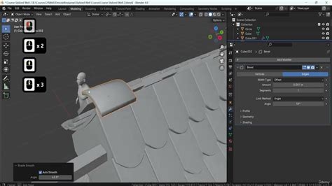 Blender Modeling Roofs