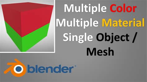 Blender Multiple Materials On One Mesh