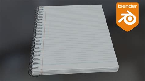 Blender Notebook Model