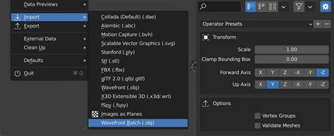 Blender Obj Batch Import