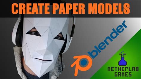 Blender Paper Model