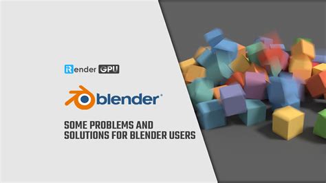 Blender Problems And Solutions