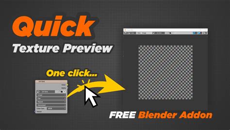 Blender Quick Texture Addon