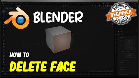 Blender Remove Faces