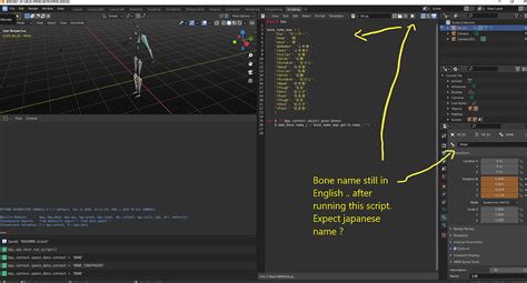 Blender Rename Bones Script