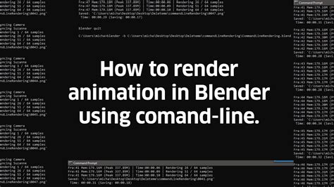 Blender Render From Command Line