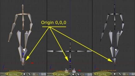 Blender Reset Armature Origin