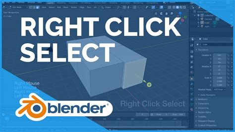 Blender Right Click Select
