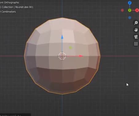 Blender Round Cube Not Round