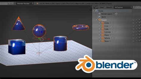 Blender Select Hierarchy