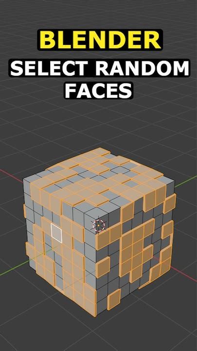 Blender Select Random Faces