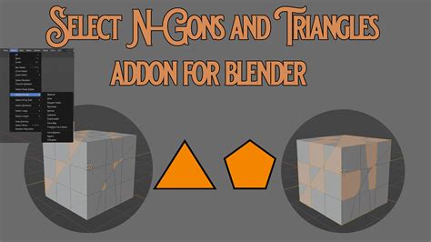 Blender Select Triangles