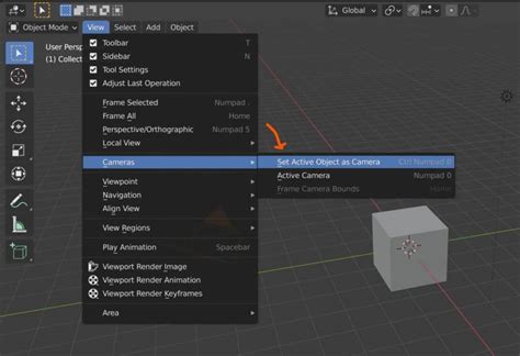 Blender Set Active Object