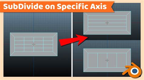 Blender Subdivide One Axis