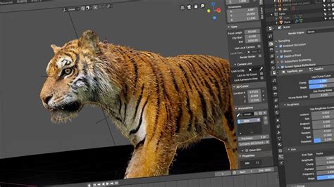 Blender Tiger Model