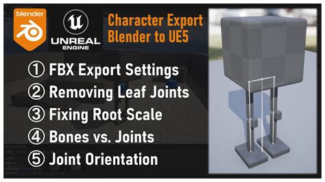 blender to unreal engine 5 export