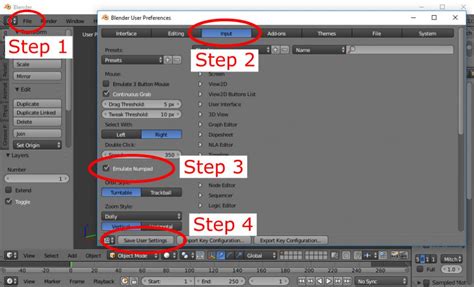 Blender Top View Without Number Pad