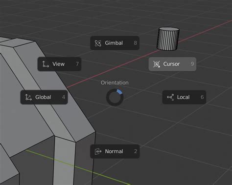 Blender Transform Menu