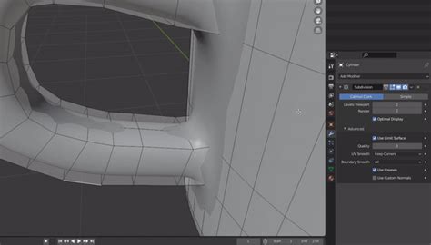 Blender Use Limit Surface