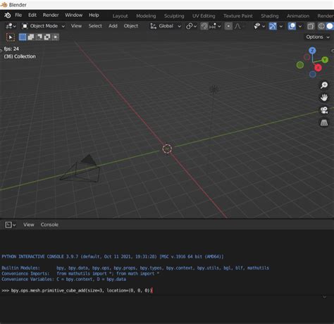 Blender Using Python