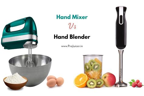 Blender Vs Hand Blender