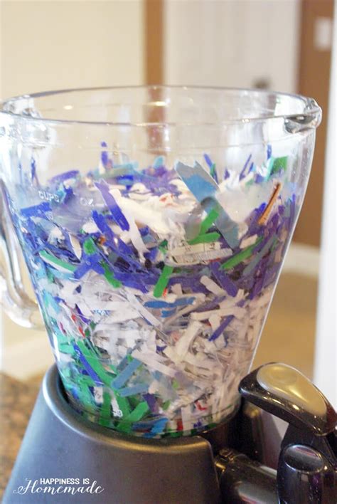 Blending Paper In A Blender