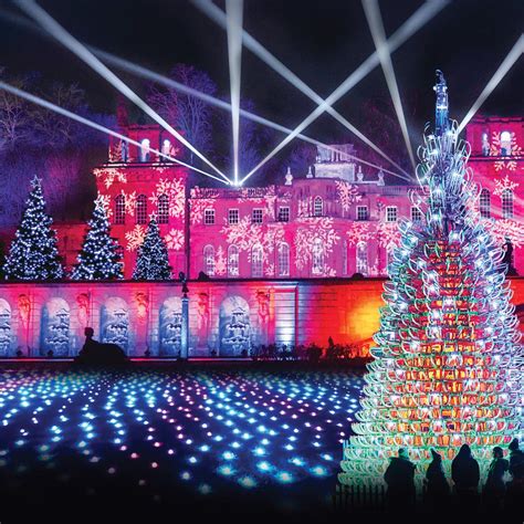 blenheim palace christmas lights 2024