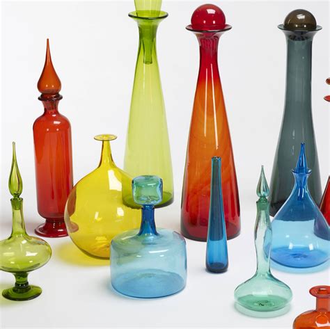blenko art glass vases