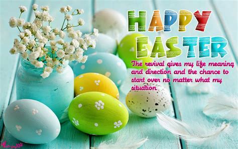 blessed and happy easter message