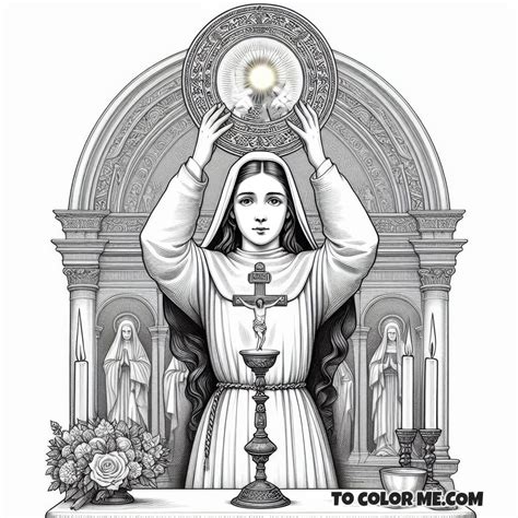 Blessed Imelda Coloring Page