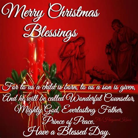 blessings and merry christmas