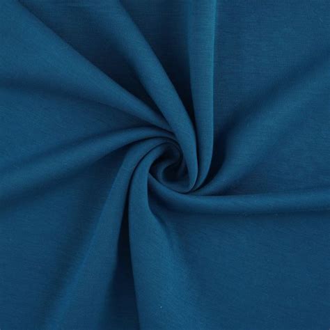 Coupon jersey effet pull bleu chiné Tissu de collection MounaSew