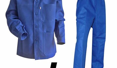 bleu de travail pantalon veste