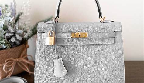 Bleu Glacier Hermes Hermès Togo Leather Birkin 35cm For Sale At