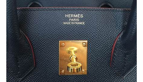 Hermès Bleu Indigo Constance 24cm of Epsom Leather with