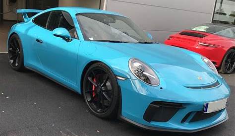 Miami Blue 911 GT3 More photos from yesterday's launch