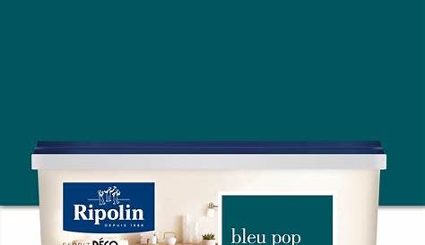 Peinture RIPOLIN Esprit Déco bleu pop Satin 2,5L+20