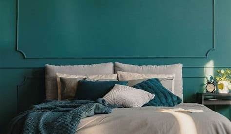 Bleu Vert Peinture Chambre Frais Turquoise Beautiful Bedroom