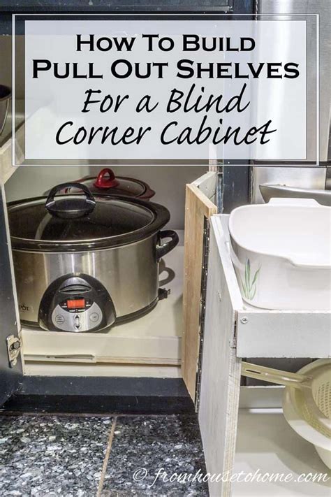 Blind Corner Cabinet Pull Out Diy