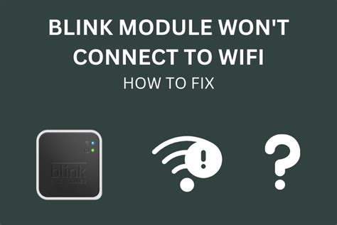 blink sync module won't connect to blink servers