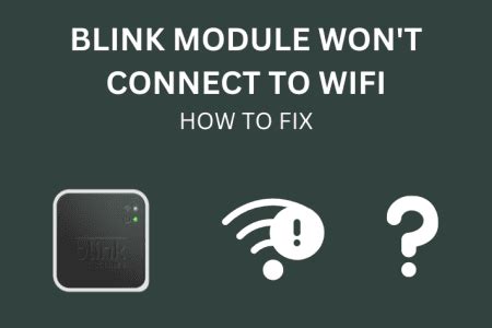 blink sync module won t connect to blink servers