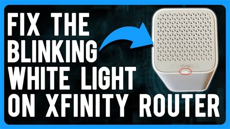 Blinking Lights Xfinity Router