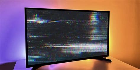 blinking tv screen