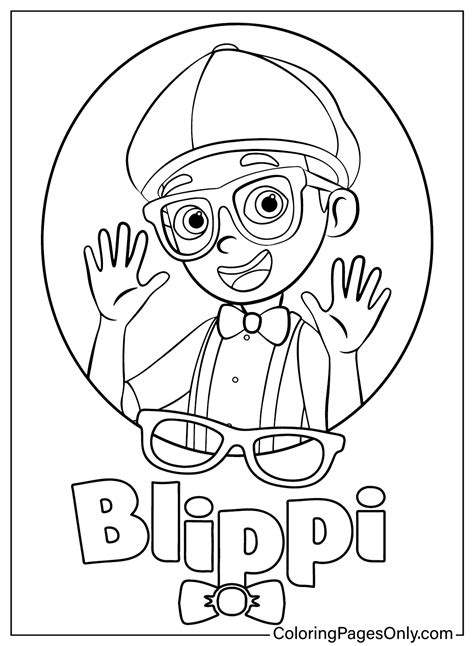 blippi coloring
