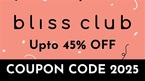 Bliss Discount Code